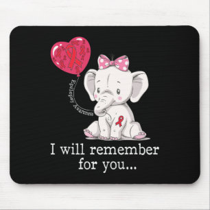 Tapis De Souris Eléphant de sensibilisation à l'épilepsie