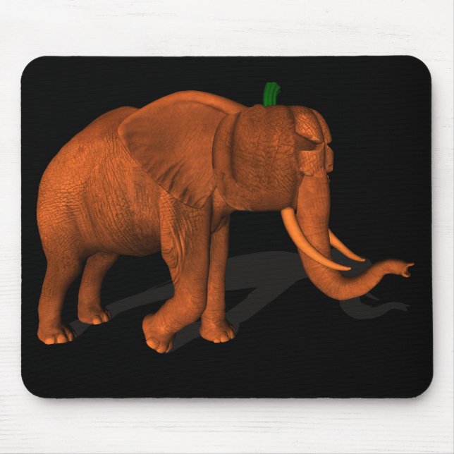 Tapis De Souris Eléphant d'Halloween (Devant)