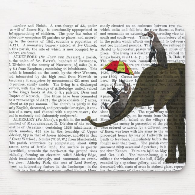 Tapis De Souris Éléphant et pingouin (Devant)