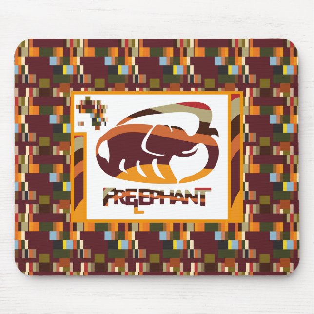 TAPIS DE SOURIS ELEPHANT GRATUIT PAR MASANSER PIXELAT (Devant)