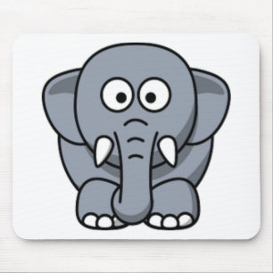 TAPIS DE SOURIS ÉLÉPHANT GRIS