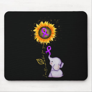 Tapis De Souris Elephant Je Me Souviendrai Pour Vous Sunflower Hei