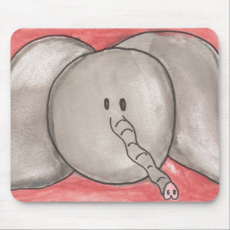 Tapis De Souris Éléphant mignon Mousepad de bande dessinée