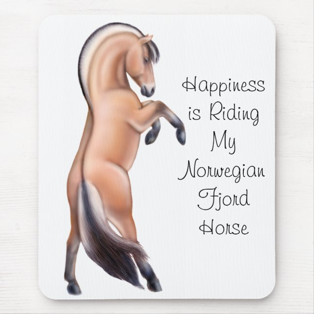 Tapis De Souris Élevage norvégien personnalisable de cheval de (Devant)