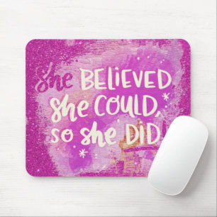 Tapis De Souris Elle croyait