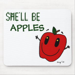 Tapis De Souris ELLE SERA LES POMMES Mousepad