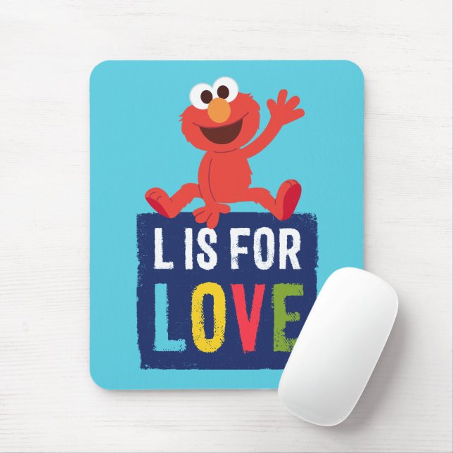 Tapis De Souris Elmo | L pour Love (Avec souris)