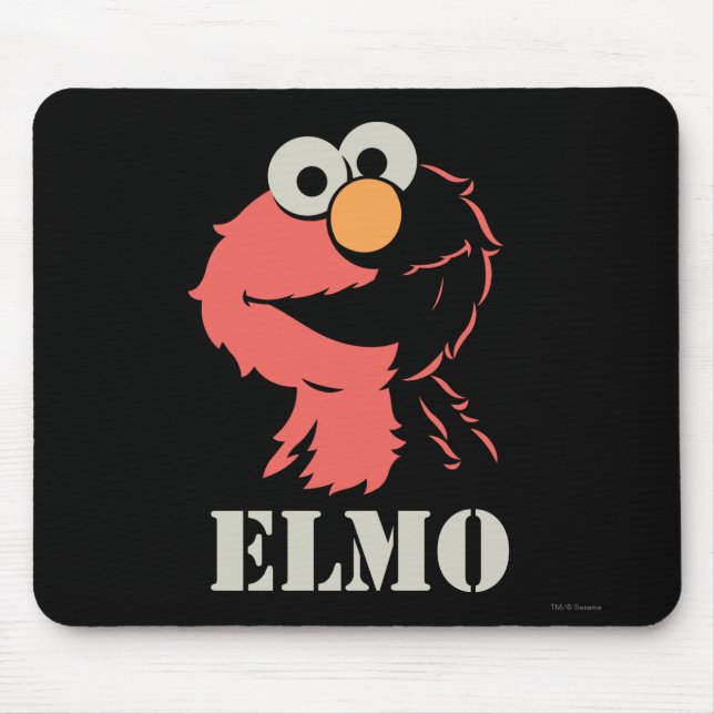 Tapis De Souris Elmo Moitié (Devant)