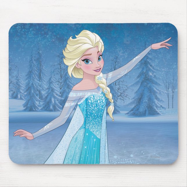 Tapis De Souris Elsa | Magie hivernale (Devant)