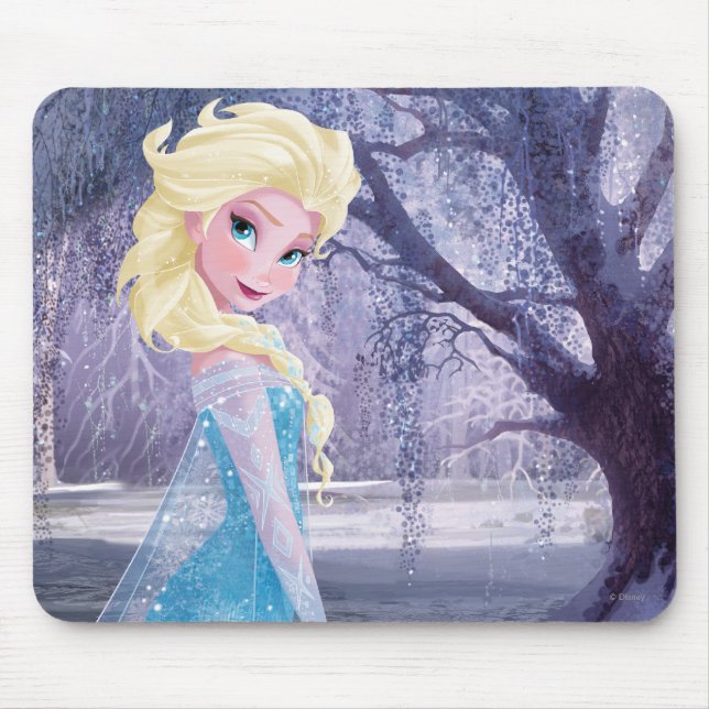 Tapis De Souris Elsa | Profil latéral debout (Devant)