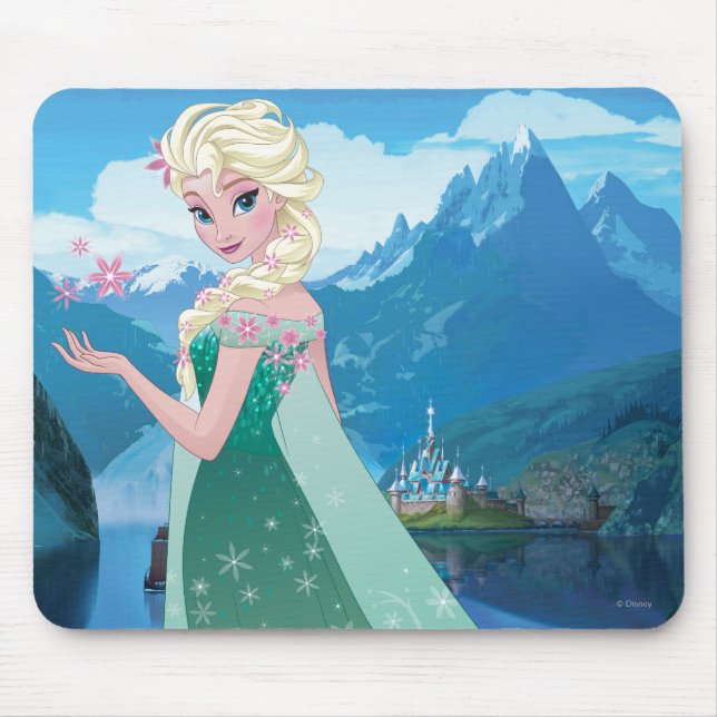 Tapis De Souris Elsa | Souhait d'été (Devant)