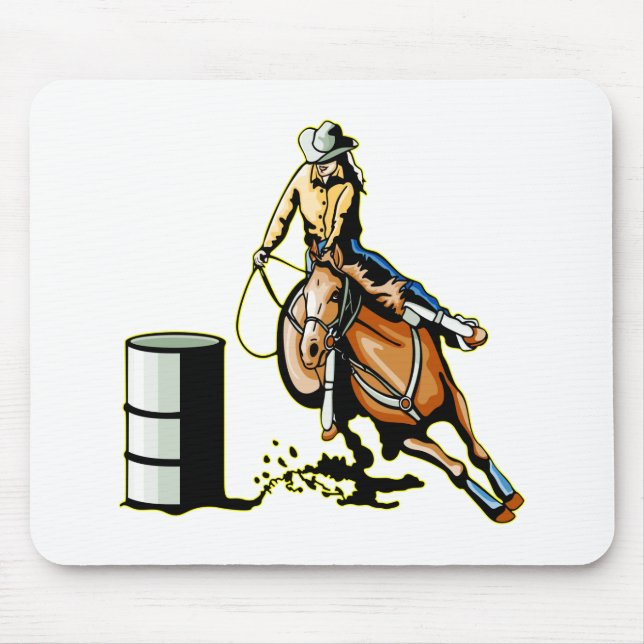 Tapis De Souris Emballage de baril de cheval (Devant)
