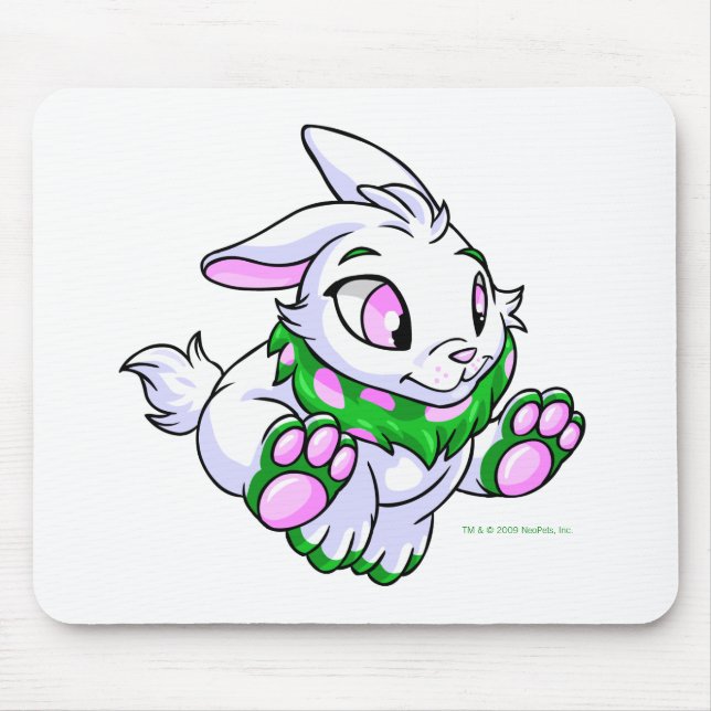 Tapis De Souris Emballage de Cybunny vert (Devant)