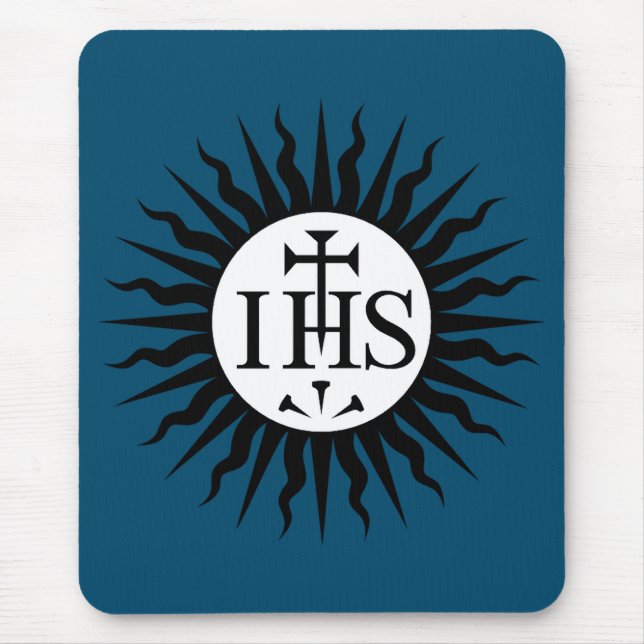Tapis De Souris Emblème de la Société de Jésus (Devant)
