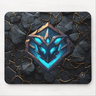 Tapis De Souris Emblème de Rune Blue Frost