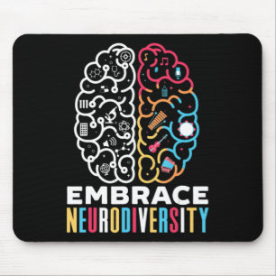Tapis De Souris Embrace Neurodiversity Design for a Autism Awarene