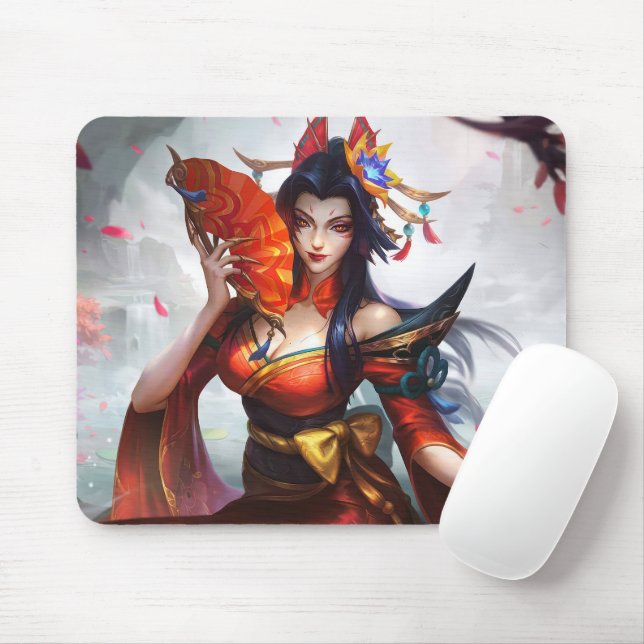 Tapis De Souris Embrasser le Serpent Jeu Mousepad | Sorcière de se (Avec souris)