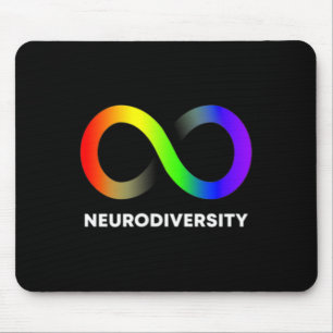 Tapis De Souris Embrassez La Neurodiversité Autisme Adhd Asd Infin