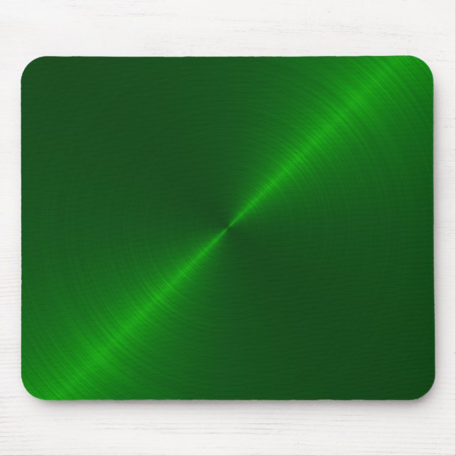 Tapis De Souris Émeraude Vert Métallurgique Souris (Devant)