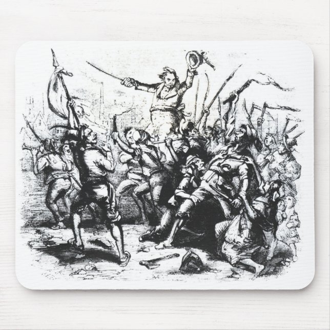 Tapis De Souris Émeutiers de Luddite (Devant)