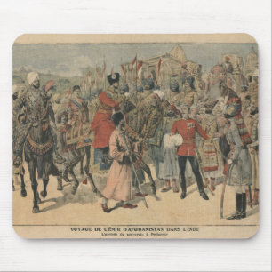 Tapis De Souris Émir de Habibullah Kahn de l'Afghanistan