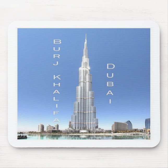 Tapis De Souris Émirats arabes unis - Dubaï - Burj Khalifa (Devant)