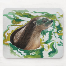 Emma la souris Otter MousePad