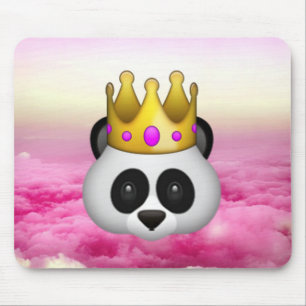Tapis De Souris Emoji a couronné le panda