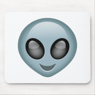Tapis De Souris Emoji étranger extraterrestre