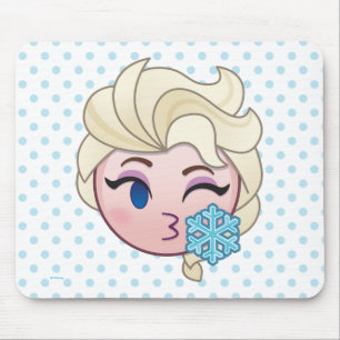 Tapis De Souris Emoji gelé  Elsa lance un baiser