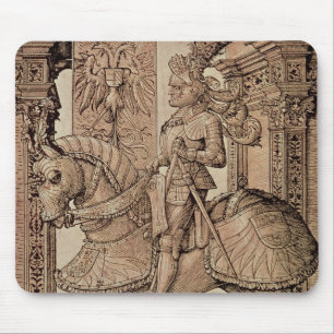 Tapis De Souris Empereur Maximilian I montant un cheval, 1518
