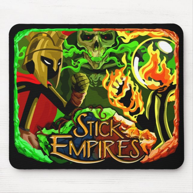 Tapis De Souris Empires de bâton - les 3 empires (Devant)