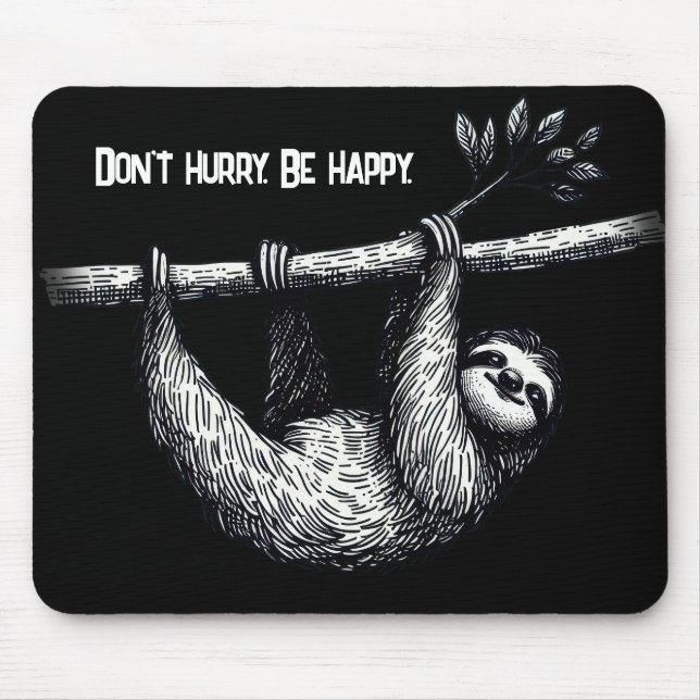 Tapis De Souris Emplacements sur la branche arborescente avec devi (Devant)