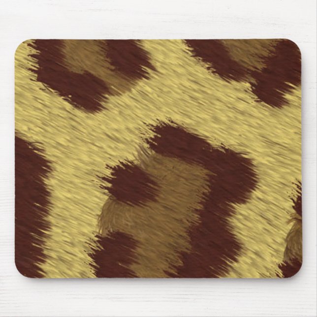 Tapis De Souris Empreinte de léopard Mousepad (Devant)