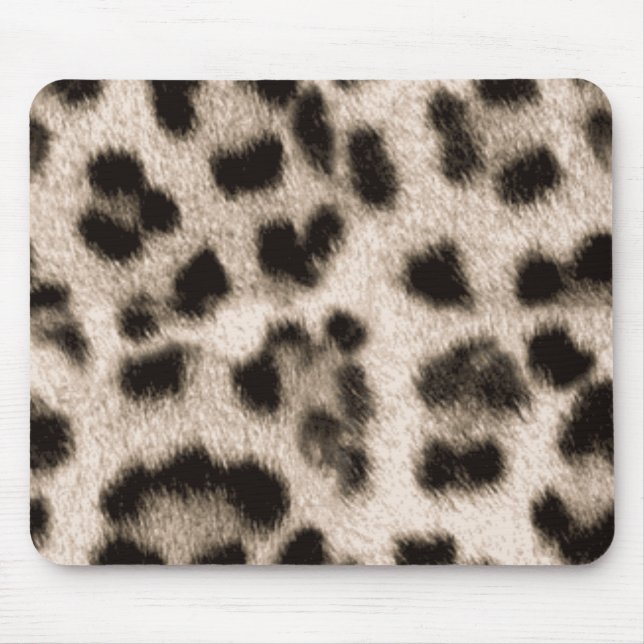 Tapis De Souris "Empreinte de léopard" Mousepad pour votre (Devant)