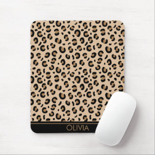 Tapis De Souris Empreinte de léopard, Spots, Leopard Brown, Votre 