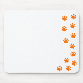 Tapis De Souris empreinte de patte - ajoutez votre propre nom ou r
