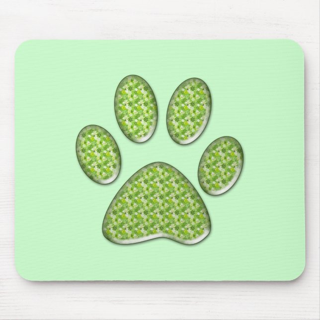 Tapis De Souris empreinte de patte kitty (Devant)