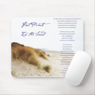 Tapis De Souris empreintes dans le sable