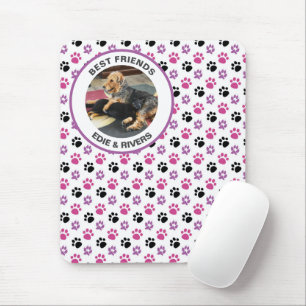 Tapis de souris empreintes de pattes de chien mign