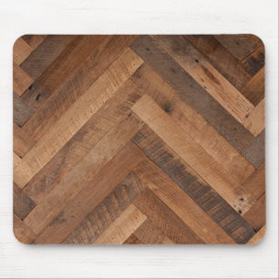 Tapis de souris en bois repris
