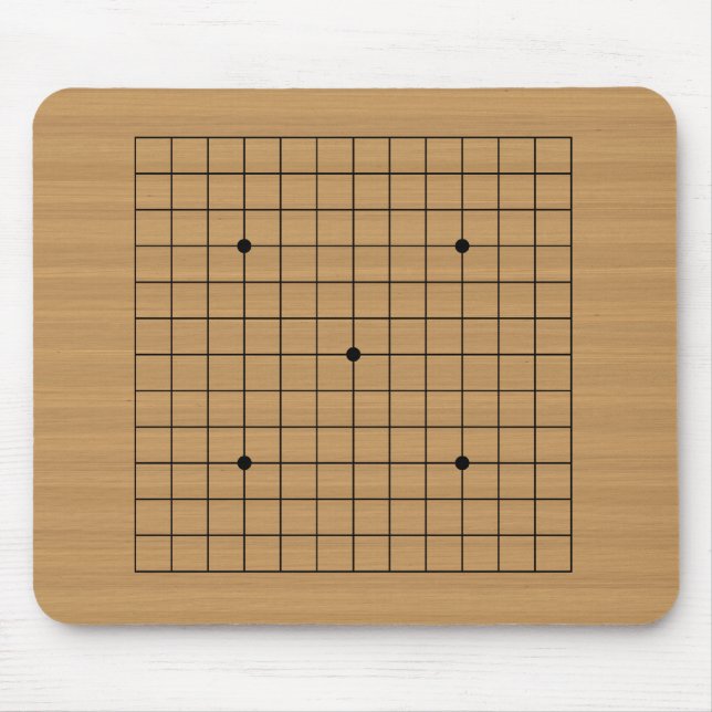 Tapis De Souris En bois vont le conseil 13x13 (Devant)
