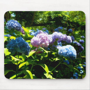 Tapis de souris en gelée de fleur d'Hydrangea