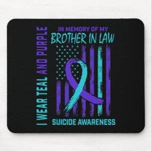 Tapis De Souris En Mémoire De Frère En Droit Suicide Sensibilisati