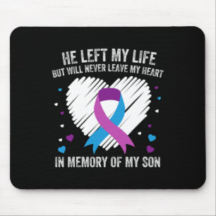 Tapis De Souris En mémoire de mon fils amoureux Prévention du suic