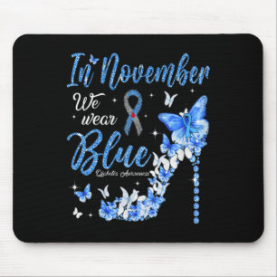 Tapis De Souris En Novembre, Nous Portons Beurre De Sensibilisatio