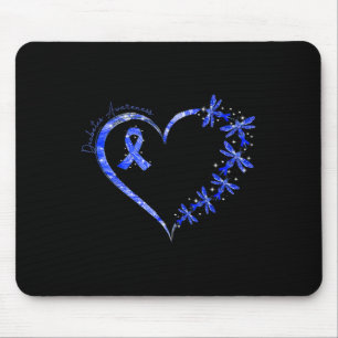 Tapis De Souris En Novembre, Nous Portons Bleu Le Dragon De Sensib