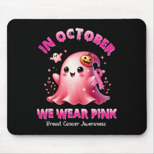 Tapis De Souris En Octobre Nous Portons Le Ghost Ghost Witch Cance