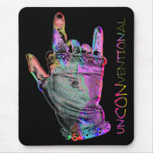 Tapis de souris en rock non conventionnel