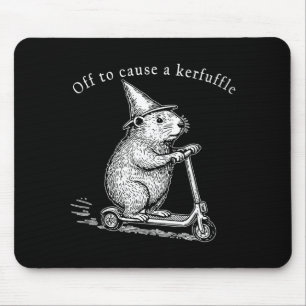 Tapis De Souris En route pour causer une agitation Funny Groundhog
